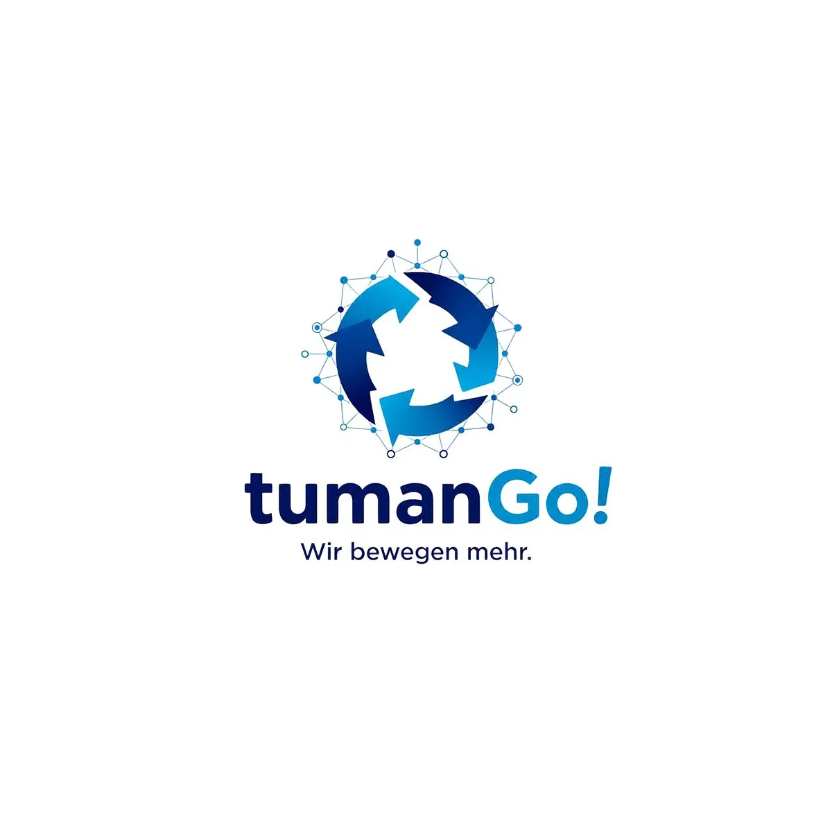 tumanGo!-Logo mit Slogan: Wir bewegen mehr.